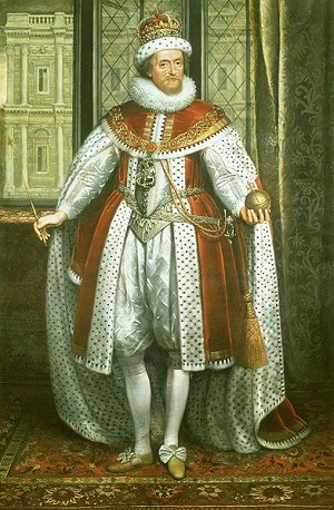 king james i: timeline & history