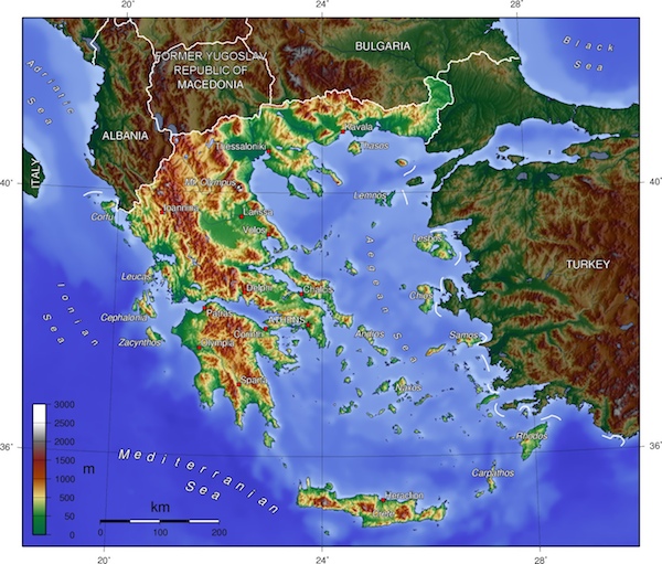 geography of ancient greece