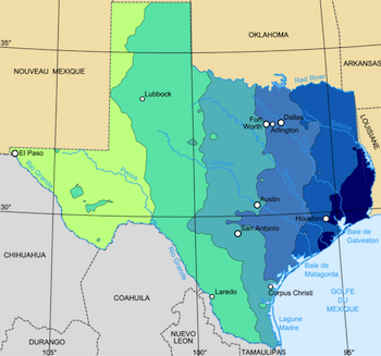 mapping the physical & human characteristics of texas